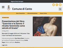 Tablet Screenshot of comune.cento.fe.it