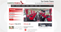 Desktop Screenshot of cento.ro